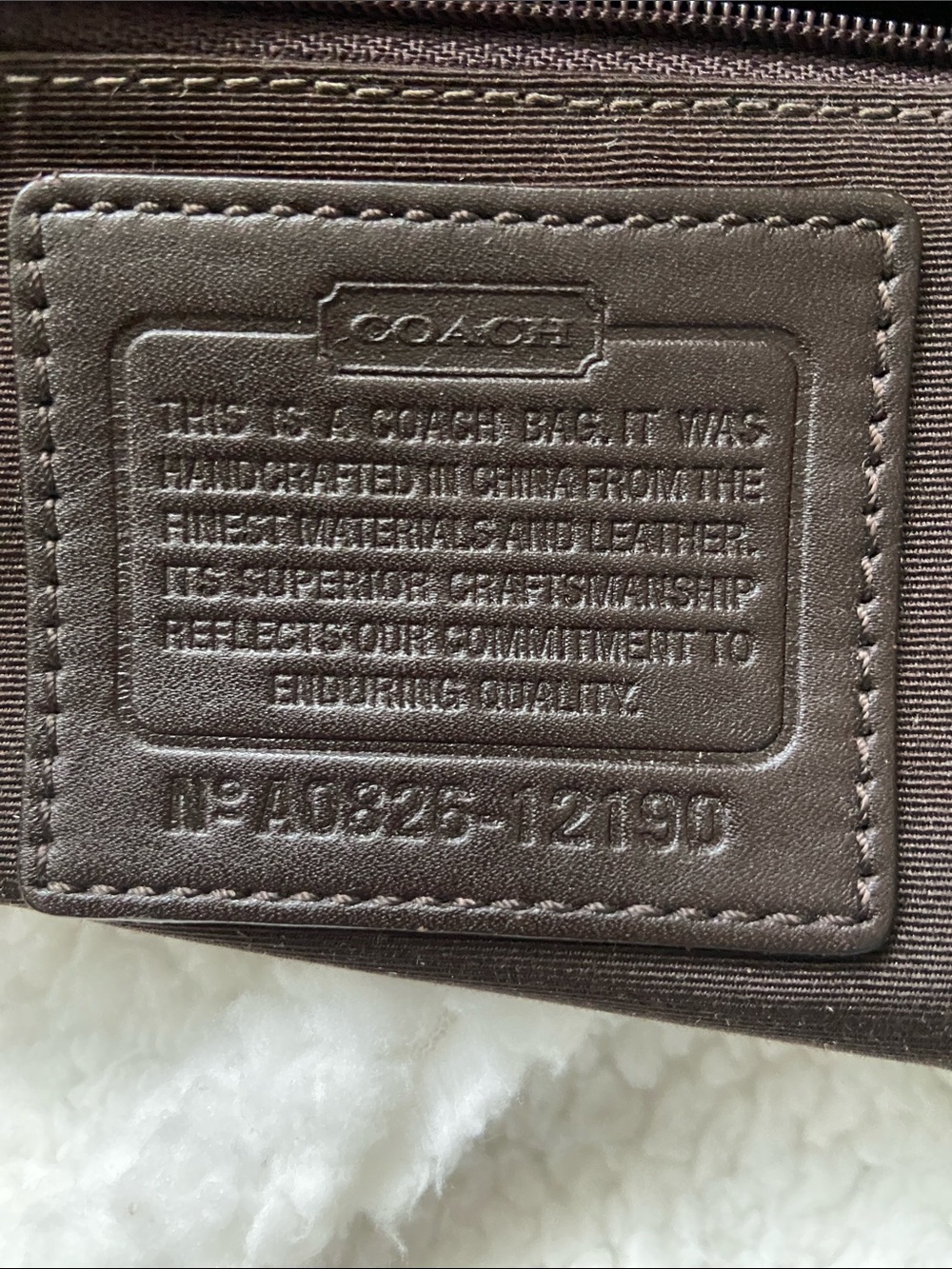 Y2Y Coach Carly Tonal Signature C Hobo Bag #12190 – Brown & Cream - Picture 2 of 11